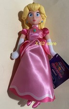 Princess Peach 10.5in plush doll figure Super Mario Bros Galaxy Movie toy NWT