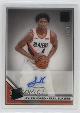 2019 Panini Clearly Donruss Rated Rookie Green /25 Jaylen Hoard #CA-JHO Auto RC