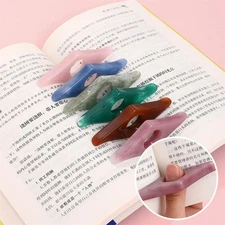 3PCS Epoxy Resin Thumb Book Support Book Page Holder New Convenient