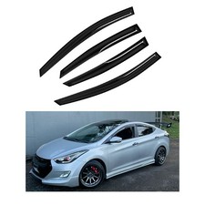 For 2011-2016 Hyundai Elantra Jdm Mugen Style Window Visor Rain Guards Deflector