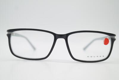 Glasses VULKAN V942 Black Gray Silver Oval Eyeglasses Frame New
