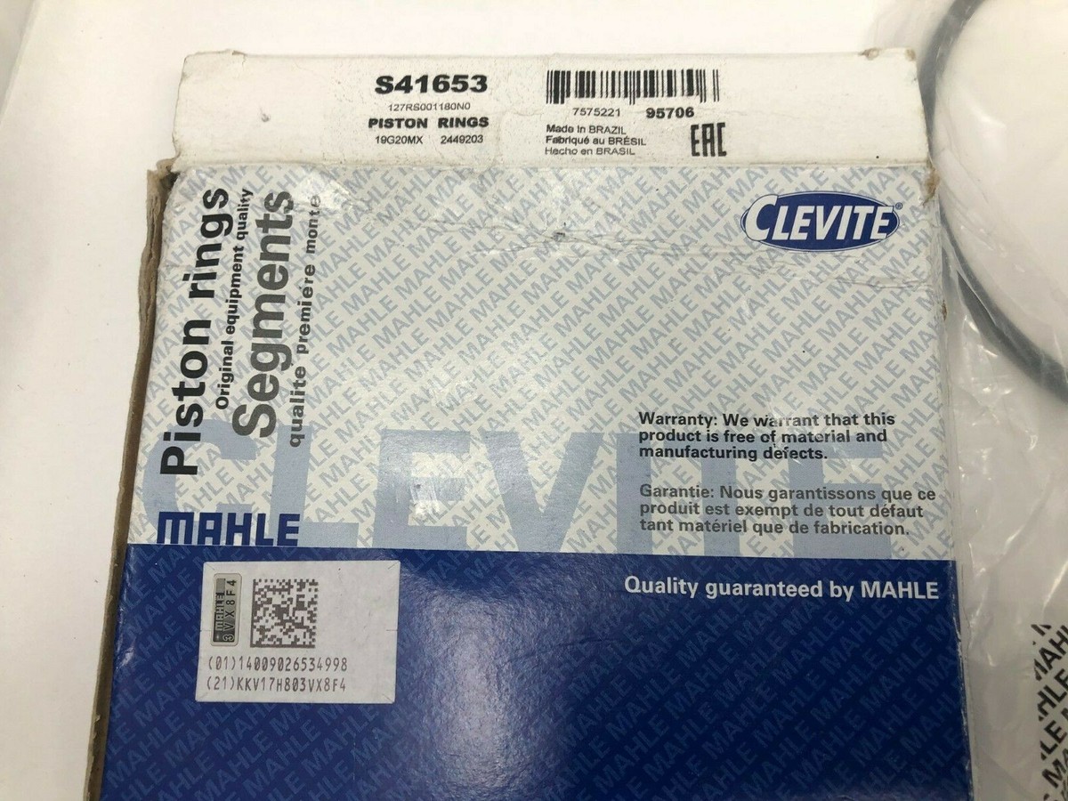 Mahle Clevite S41653 OEM Piston Ring Set | eBay