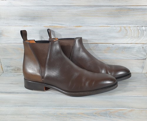 Santoni Chelsea Leather Boots 11605 