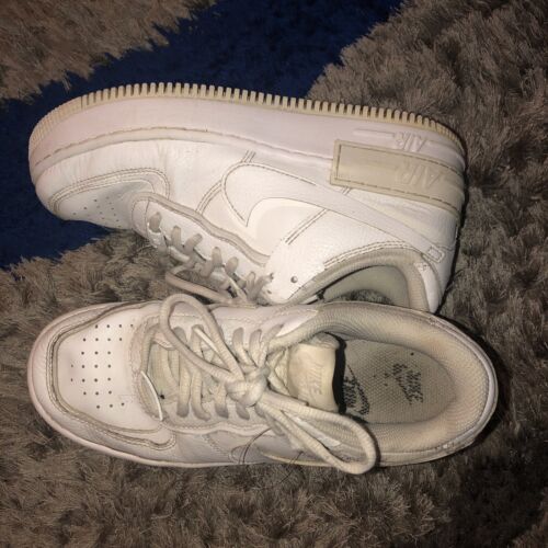 NEW Fast Shipping Nike Air Force 1 Shadow Triple White CI0919-100 Women’s Size 8 - Picture 1 of 11