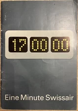 1970 SWISSAIR AIRLINES PROFILE BROCHURE DC8 CORONADO STEWARDESS VINTAGE