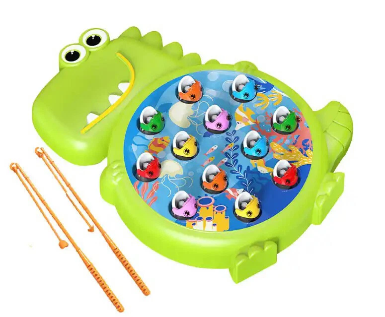 Gioco Di Pesca Magnetico Musicale Per Bambini - 45 Pesci, 4