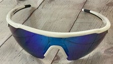 Rawlings Youth UV Protectant White Sunglasses Blue Mirrored Lens Comfort Bridge