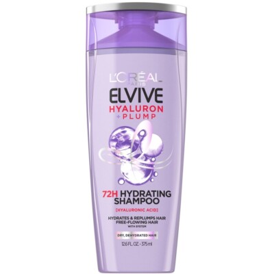 L'Oreal Paris Elvive Hydrating Shampoo -  Hyaluron + Plump - 12.6 fl oz