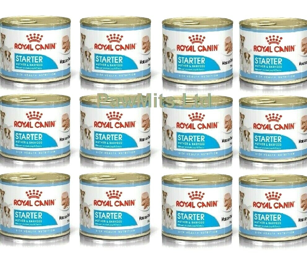 STARTER MOUSSE - (195g x 12) - Royal Canin Mother & Babydog rc Weaning Dog Food
