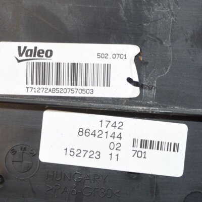 BMW i3 I01 0.6 Hybrid Engine Cooling Radiator Fan 8641949 8642144 