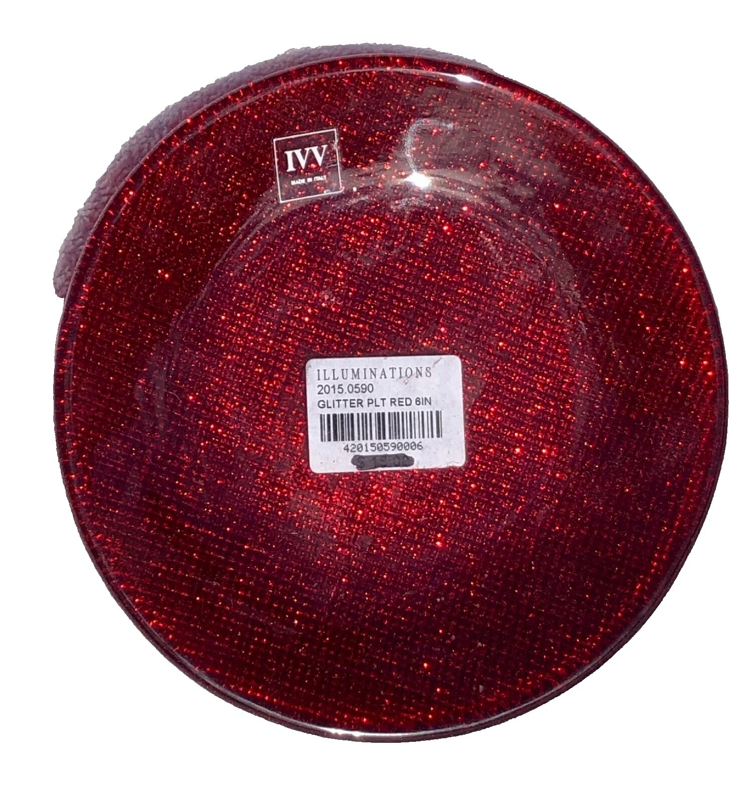 Glass Round Snack Plate Plates