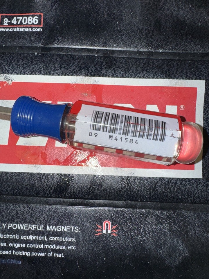 Sears Craftsman Nos USA 1/4” Slotted Screwdriver 6” Blade 41584 Western