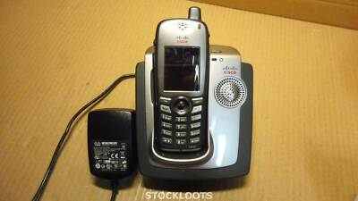 Cisco CP-7921G-E-K9 Unified Wireless IP VOIP Phone INCL CHARGER CP-DSKCH-7921G