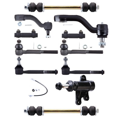 11pc Front Suspension Kit For 1993-98 Jeep Grand Cherokee 4.0L – Sway Bar & Tie Rods