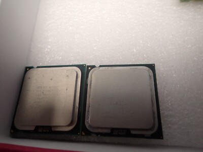 Lot of 2 Intel Core 2 Duo E8400 CPU 3.0 GHz 6MB LGA 775 Desktop Processor SLAPL