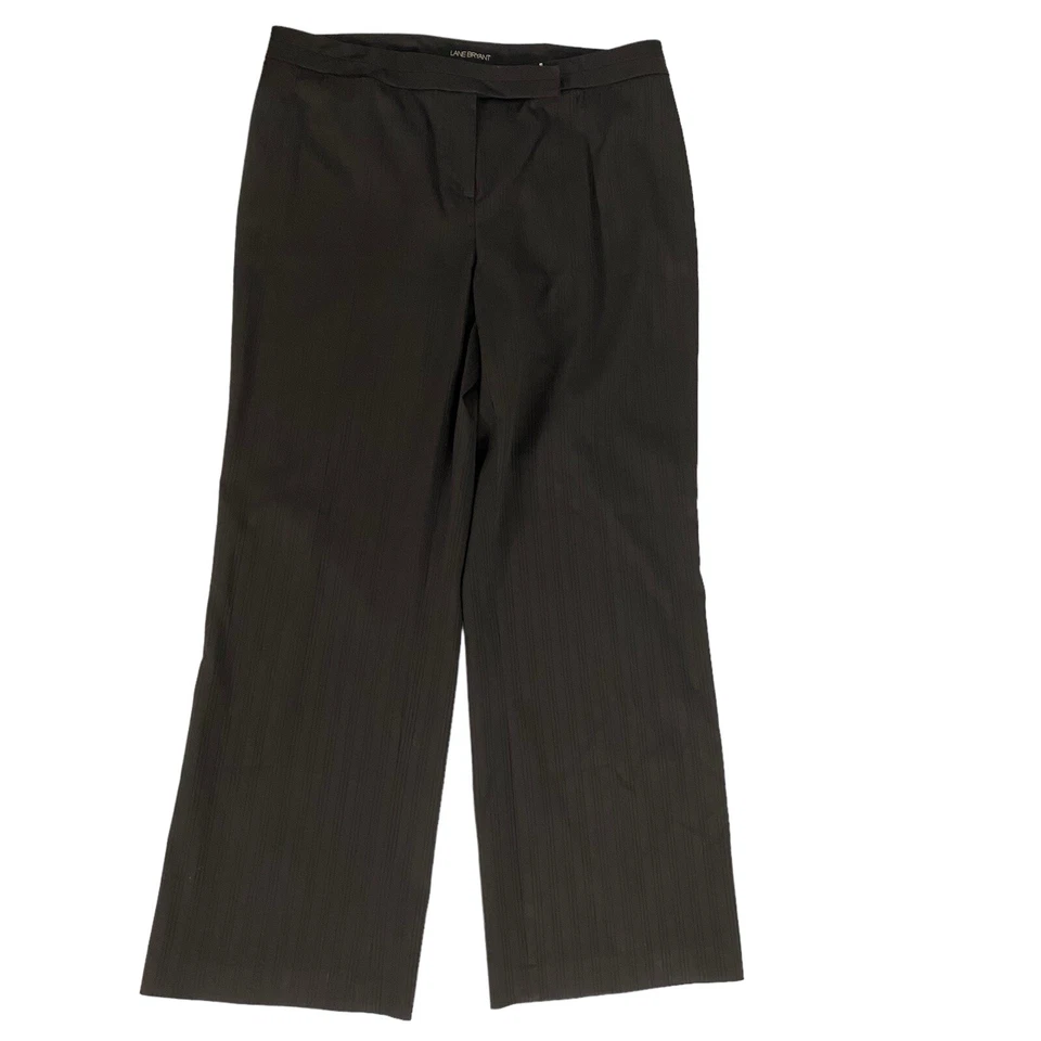 Lane Bryant Pantalón Traje Blazer Mujer 16 Negro Cápsula Básica Trabajo Oficina Chaqueta Foto 4 de 4