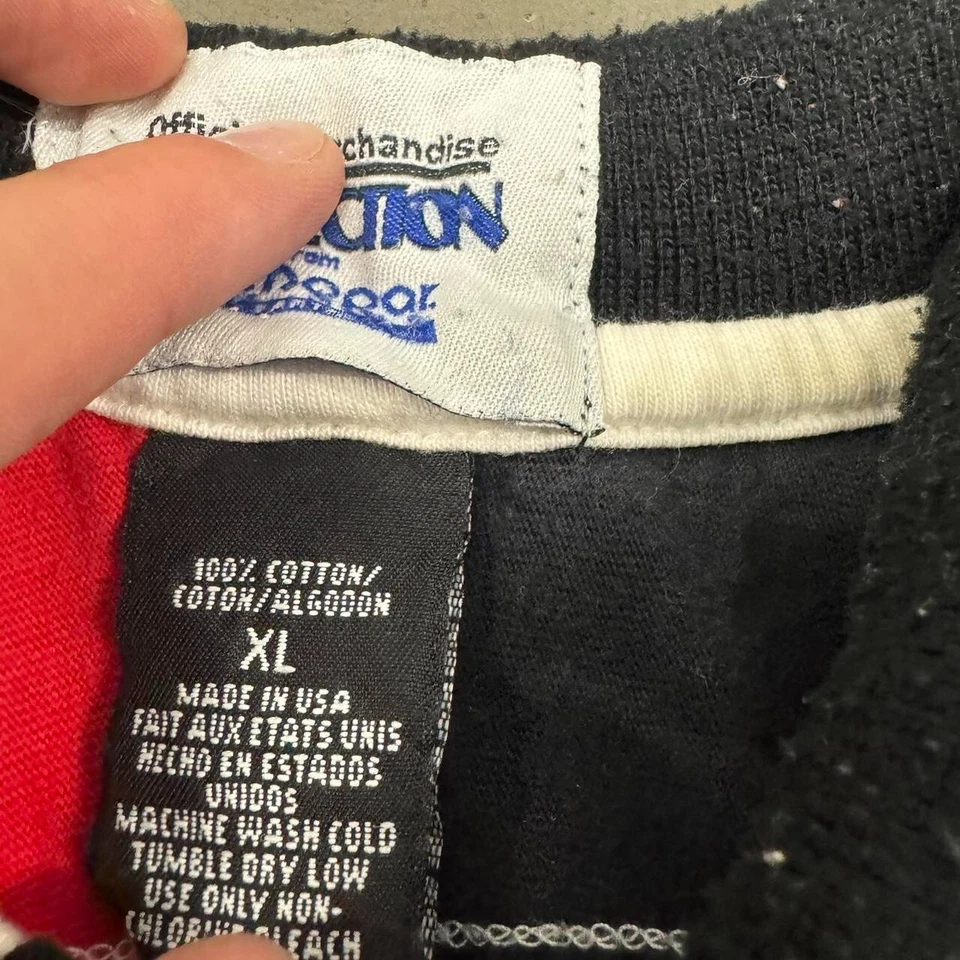 Racing Men's Size XL Polo Speed Zone Race Gear Shirt Red Black White - Image 3 of 4