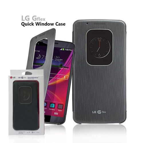 New Original LG G Flex Quick Window Smart View Flip Folio Cover