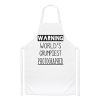 Warnung World's Grumpiest Photograph Koch SchüRze Toll Best Lustig Kochen