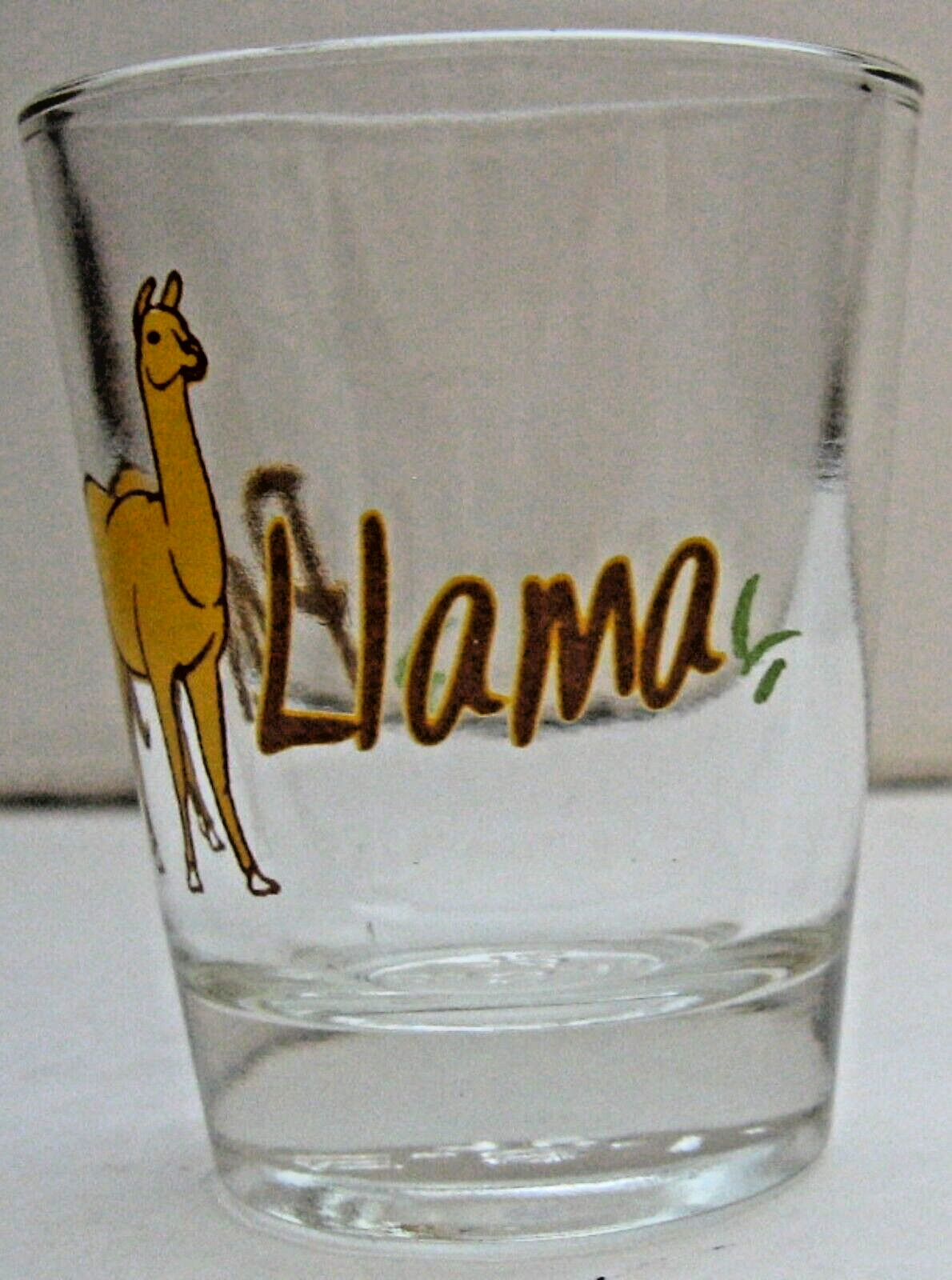 Peru Llama Shot Glass Souvenir