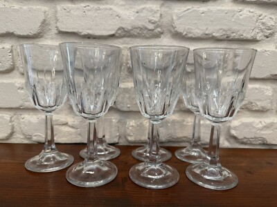 Set Of 7 Libbey Duratuff 7.5  Wine Glasses