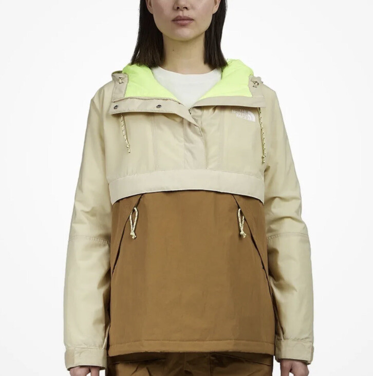 【teket】24fw Minute Wind Jacket Cream THE NORTH FACE NWT $300 Womens L Beige Brown '78 Low-Fi Hi