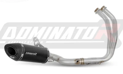 Échappement Complet HP8 Titane Noir Yamaha MT 07 2020 2021 2022 2023 2024 - Photo 1/4