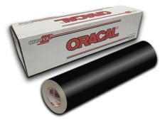 12" X 10yd - Black Gloss Oracal 651 Craft  Hobby Cutting Vinyl Roll