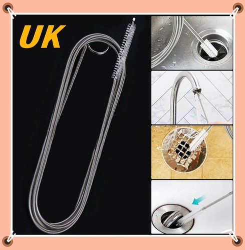 60 Inch Long Pipe Cleaner Flexible Tube Cleaning Brush Fridge Sink ...