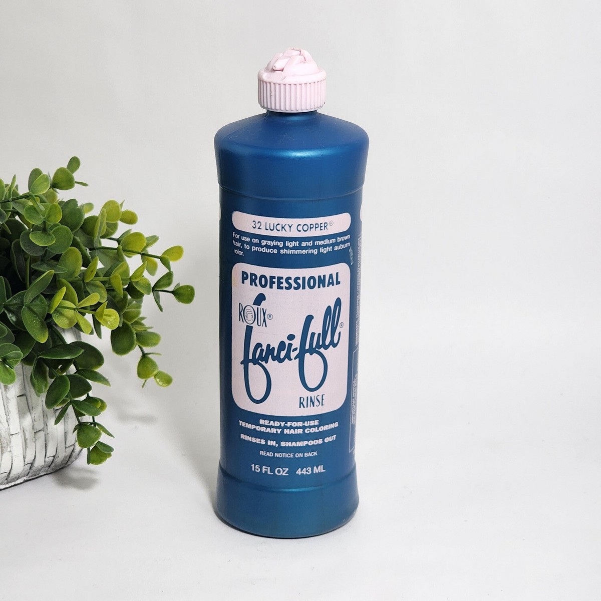 ブルーローズページイオンゲル＆クリア Roux Fanci-Full Rinse Hair Color # 32 Lucky Copper ~ 1 Ct~ 15 fl