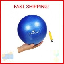 Small Pilates Ball with Pump 9 Inch Mini Yoga Ball for Stability Pilates Yoga Ba