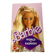 Vintage Barbie World of Fashion Mattel 0007  9500 Booklet Insert 1987   