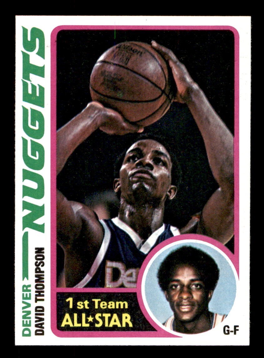 1978 Topps Basketball #100 David Thompson (All-Star) NM/MT