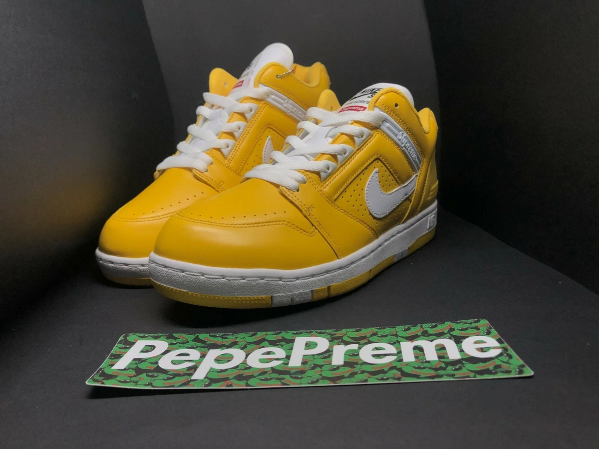 Nike air force shop 2 supreme yellow