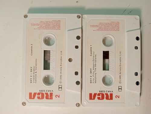 SKY CASSETTE TAPES SKY 2 1 & 2 1980 - Picture 4 of 4