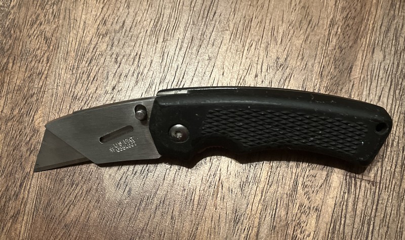 Gerber Black Utility Knife (8971116A)