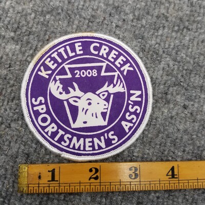 Kettle Creek Sportsmens Association 2008 Patch Deer Elk Buck Hunting I9.