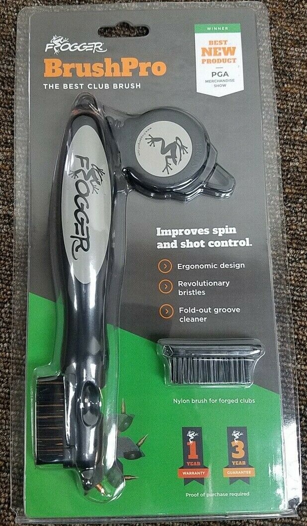 Frogger Brush Pro Retractable DualBristle Club Brush/Groove Cleaner