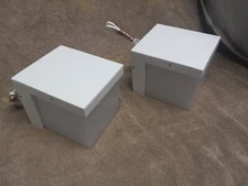 2x Arnsberg 228260101 Yangtze 1 Light 5 inch White Outdoor Wall Lights Unused 