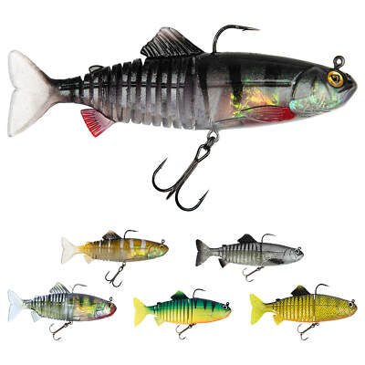 Fox Rage Replicant Jointed Gummifisch 23cm 150g Gummiköder Hecht Sinkend Köder