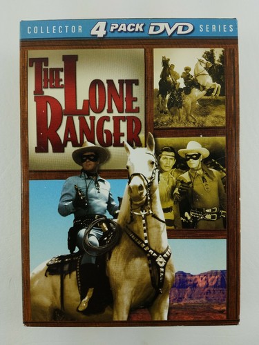 The Lone Ranger - 4-Pack (DVD, 2001, 4-Disc Set) Hi-Yo-Silver Six Gun ...