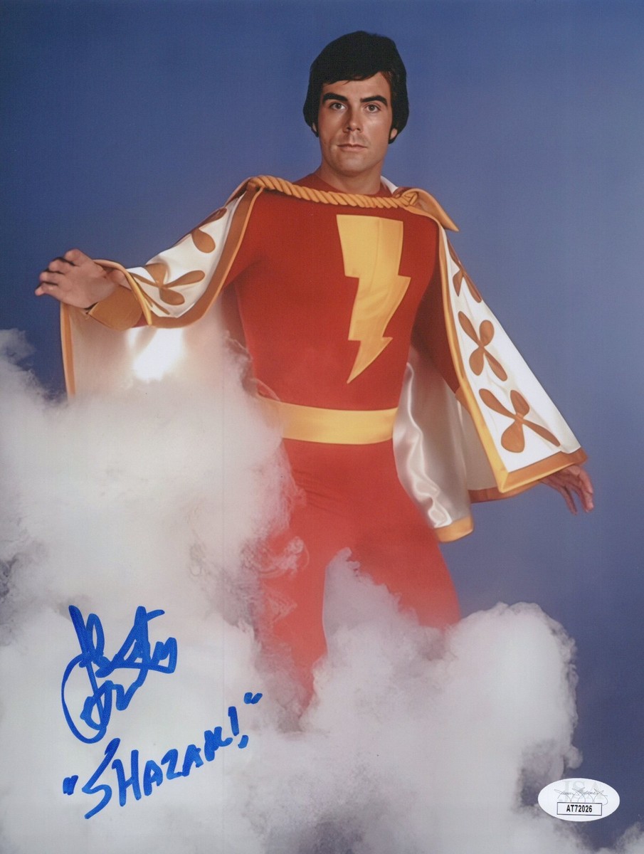 JACKSON BOSTWICK Signed SHAZAM! 8x10 Photo Captain Marvel