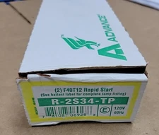 Philips Advance  R-2S34-TP Ballast  Rapid Start NOS