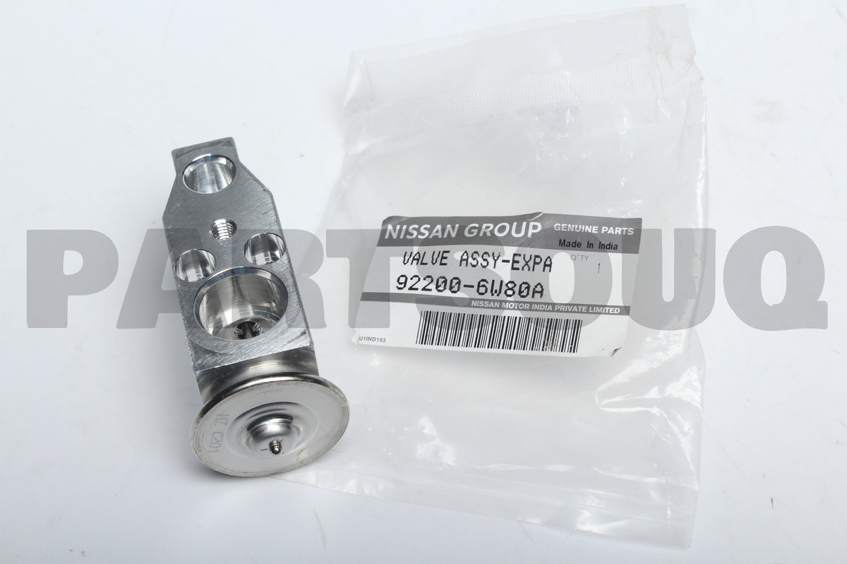 922006W80A Genuine Nissan VALVE ASSY-EXPANSION 92200-6W80A 922006W80A Genuine Nissan VALVE ASSY-EXPANSION 92200-6W80A
