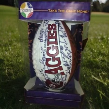 Texas A&M Aggies Autographed Football (New)