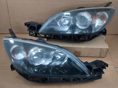 JDM 03-07 Mazda 3 Speed BK BK5P AFS Front Head Lights Lamps XENON