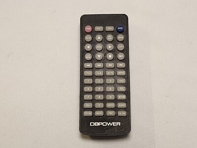 Remote Control Db Box Remote Control For DBPOWER Portable DVD Disc Player | eBay