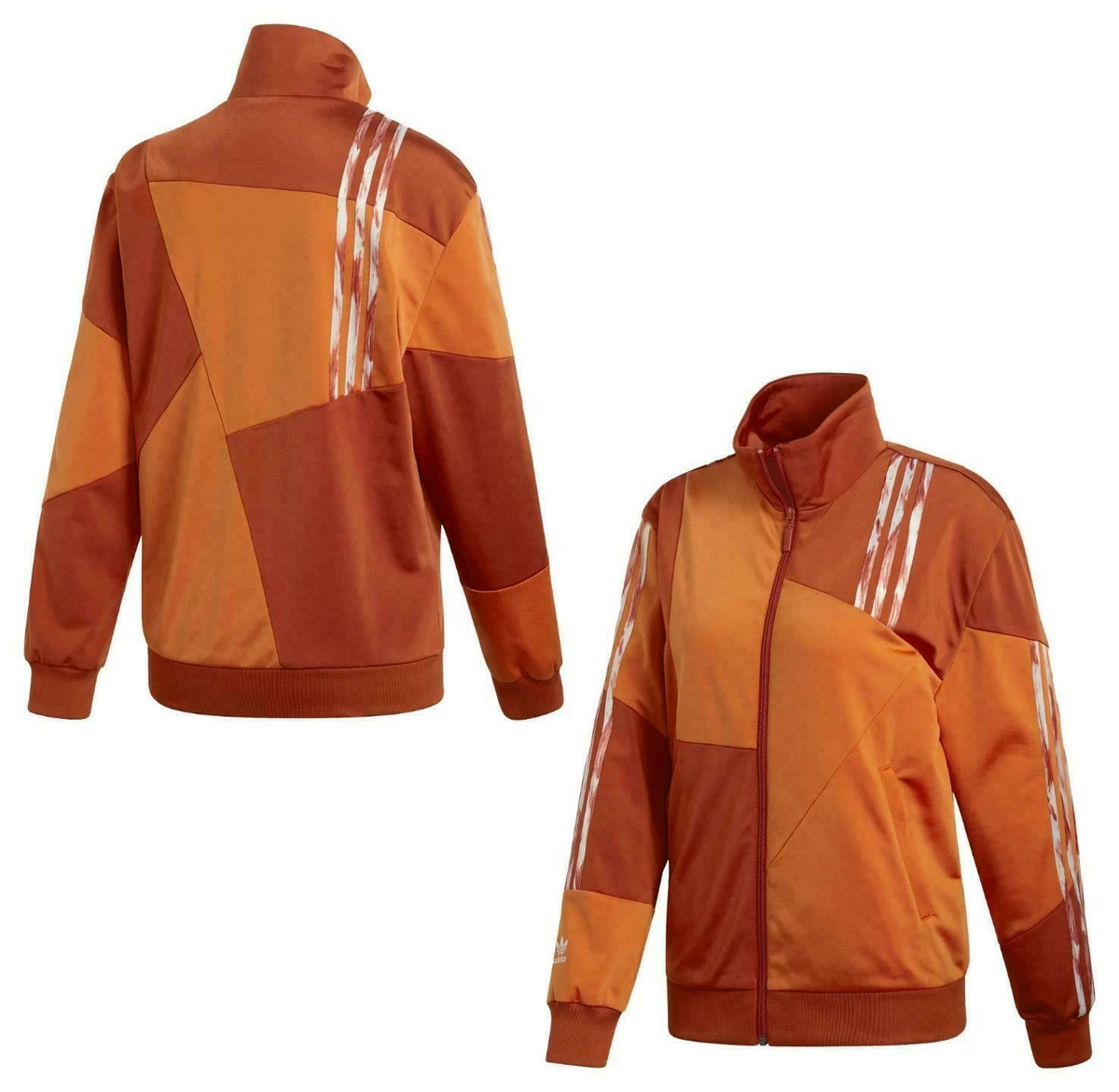 Adidas originals x danielle cathari deconstructed firebird track pant in orange cheap