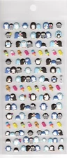 Penguin Puffy Sticker Sheet