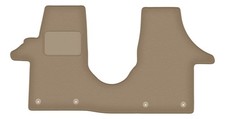 Fahrermatte Fußmatten Velours Beige für Volkswagen Transporter T5 2003-2015